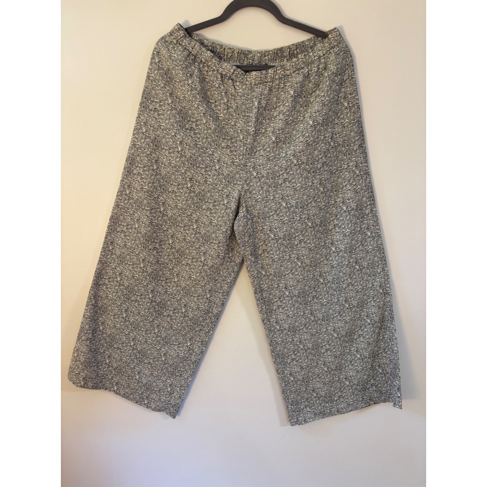 Eileen Fisher Wide Leg Pant Sz.SP Lagenlook Coastal Grandmother Casual Petite